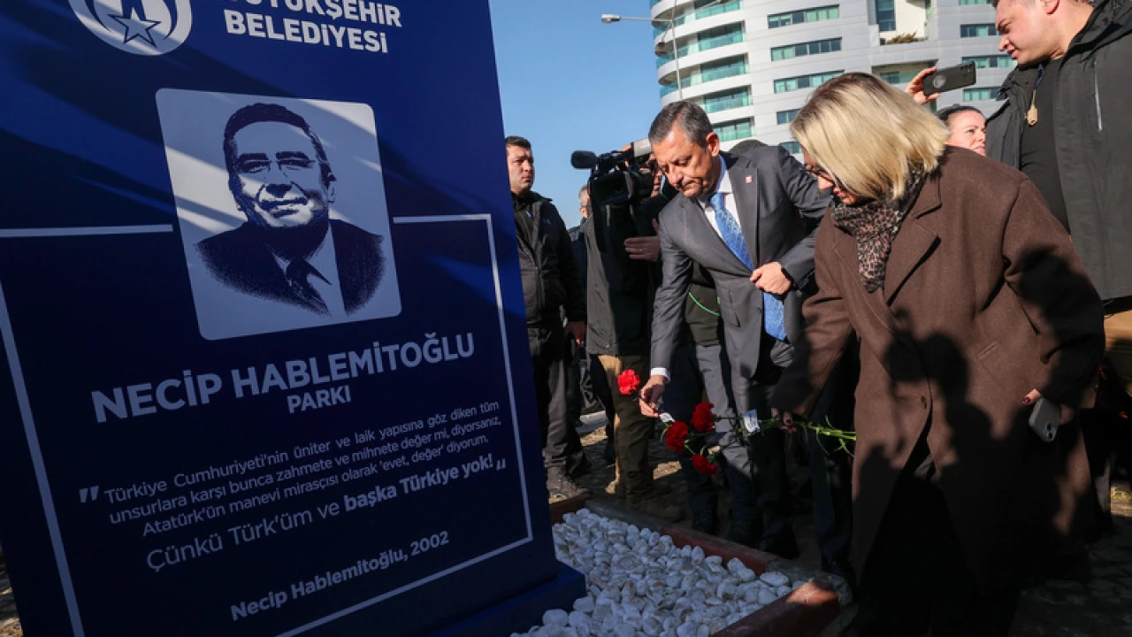 Çankaya'ya Hablemitoğlu parkı açıldı! "Gerçek bir vatanseverdi"