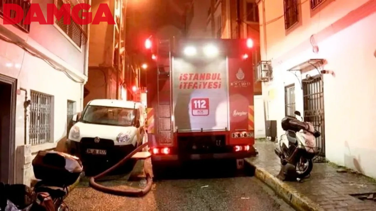 Beyoğlu’nda 3 Katlı Ahşap Binada Yangın: Bir Kişi Hayatını Kaybetti