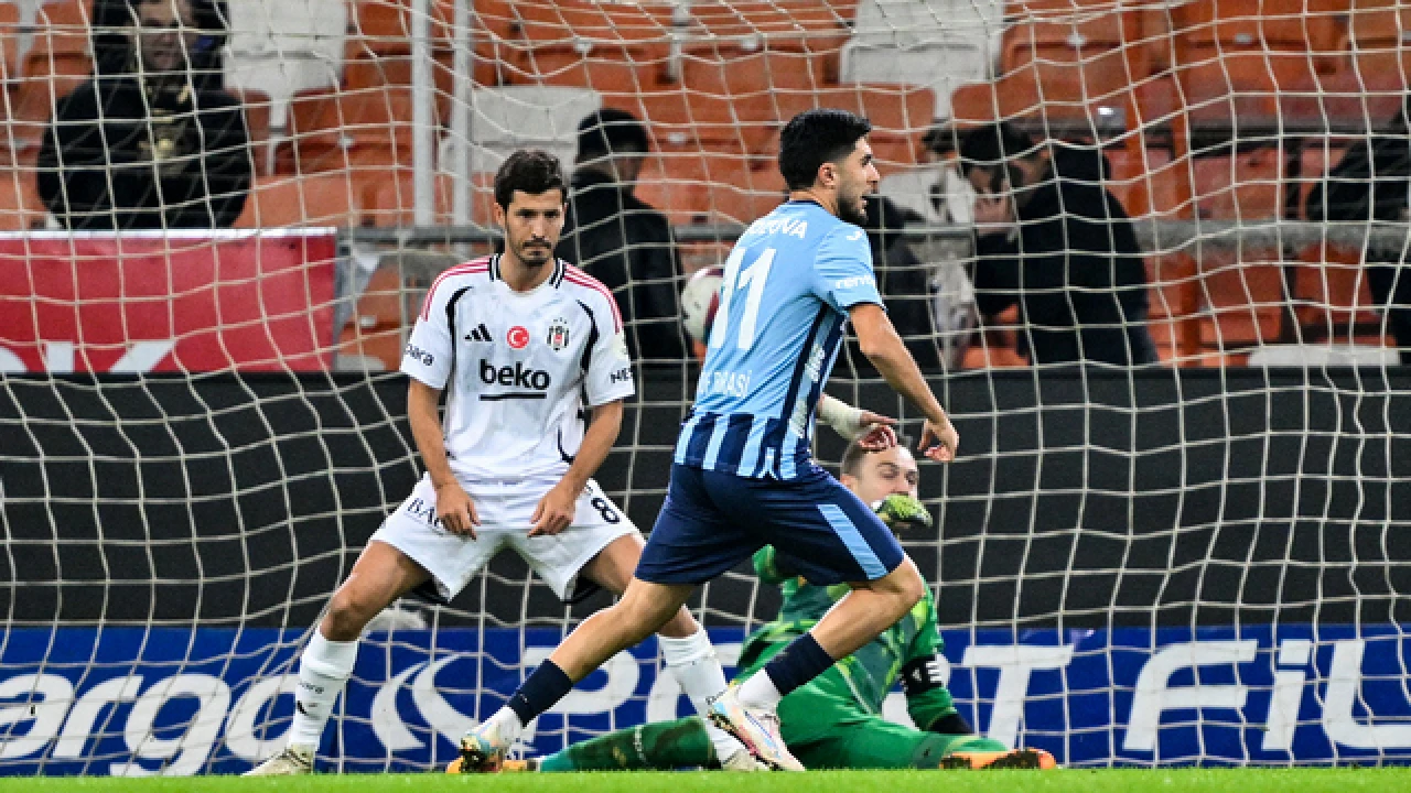 Beşiktaş, Adana Demirspor'a 2-1 mağlup oldu!