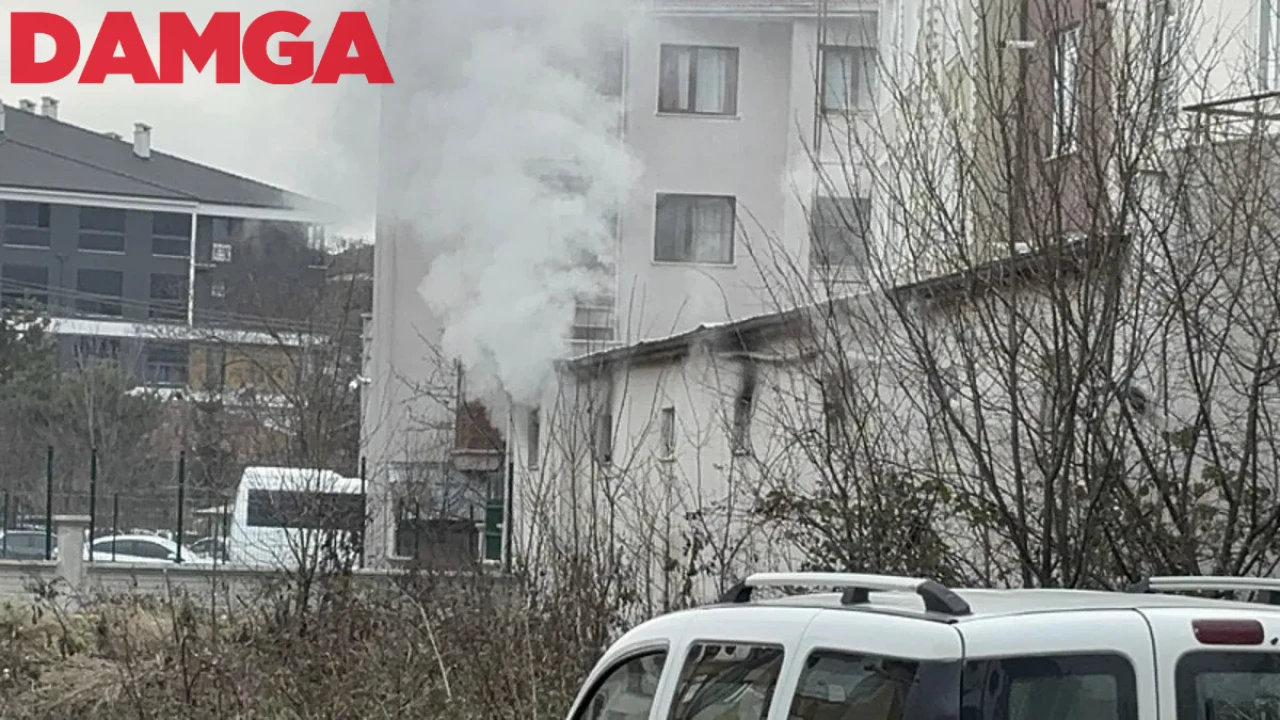 Bolu’da İş Yerinde Yangın: Baskı Makinesi Alev Aldı