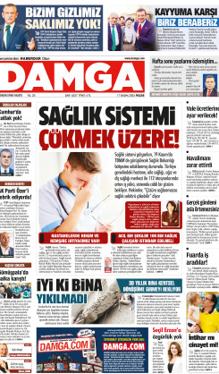 DAMGA 17 Kasım 2024 Pazar Sayfaları