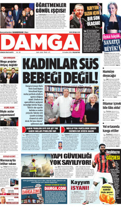 DAMGA 25 Kasım 2024 Pazartesi Sayfaları