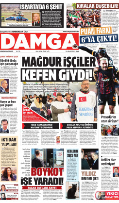 DAMGA 10 Aralık 2024 Salı Sayfaları