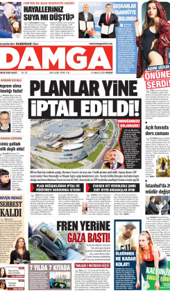 DAMGA 15 Aralık 2024 Pazar Sayfaları