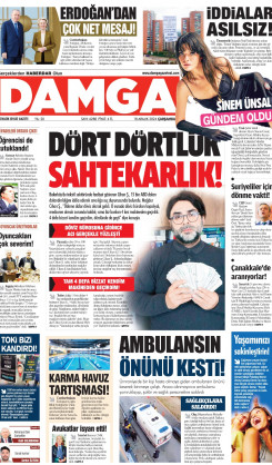 DAMGA 18 Aralık 2024 Çarşamba Sayfaları