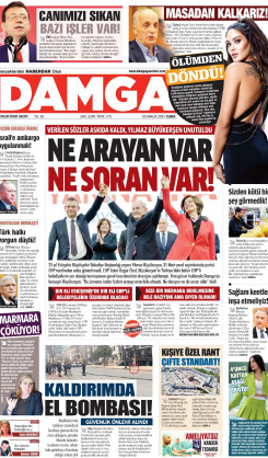 DAMGA 20 Aralık 2024 Cuma Sayfaları