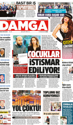 DAMGA 27 Aralık 2024 Cuma Sayfaları