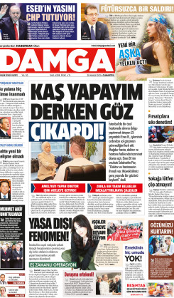 DAMGA 28 Aralık 2024 Cumartesi Sayfaları