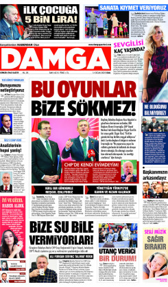 DAMGA 14 Ocak 2025 Salı Sayfaları