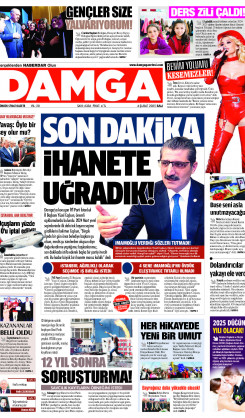 DAMGA 4 Şubat 2025 Salı Sayfaları