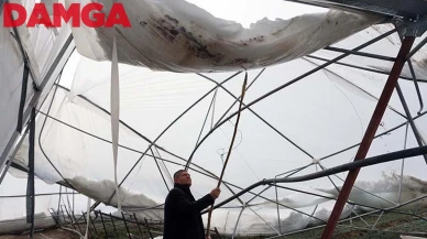 Isparta'da Kar Yağışı Karanfil Seralarına Zarar Verdi