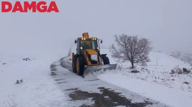 Tunceli’de Kar Yağışı Etkili Oluyor, 40 Köy Yolu Ulaşıma Kapandı