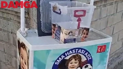 2 Yaşındaki SMA Hastası Aziz engin'in Bağış Kutusundaki Para Çalındı