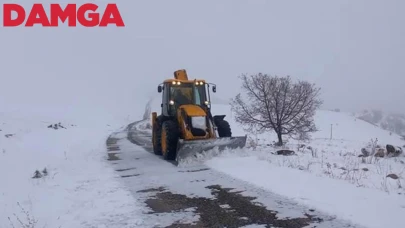 Tunceli’de Kar Yağışı Etkili Oluyor, 40 Köy Yolu Ulaşıma Kapandı