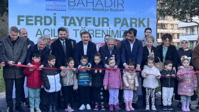 Ferdi Tayfur Parkı açıldı