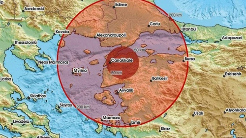 Çanakkale'de korkutan deprem!