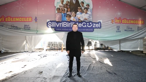 Silivri'de çocuklara sömestr hediyesi