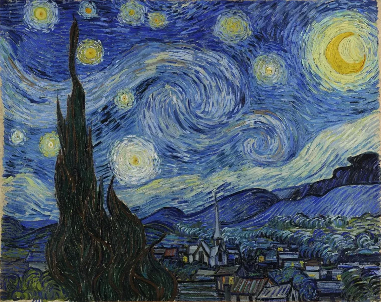 Ruhun Fırtınasında Parlayan Sonsuz Yıldızlar: Van Gogh’un Yıldızlı Gece’si