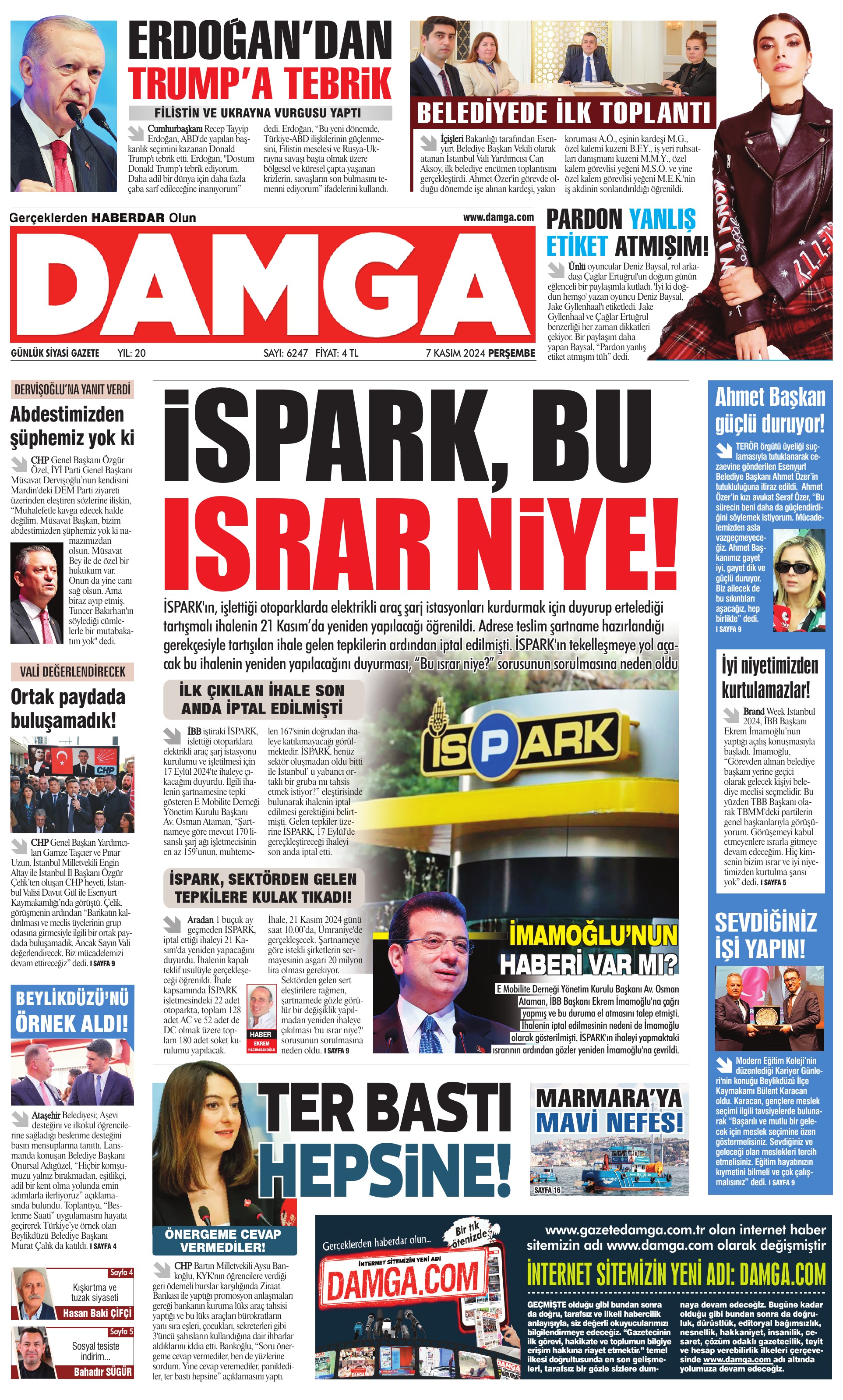 https://www.damgagazetesi.com/DAMGA 07 Kasım 2024 Perşembe Sayfaları