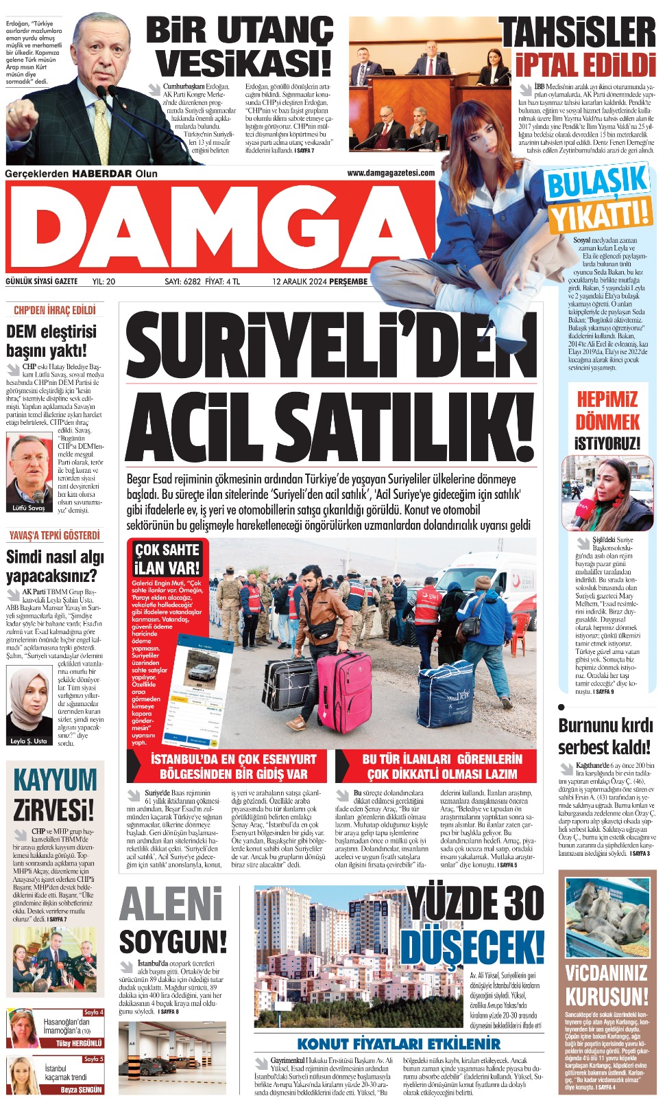 https://www.damgagazetesi.com/DAMGA 12 Aralık 2024 Perşembe Sayfaları