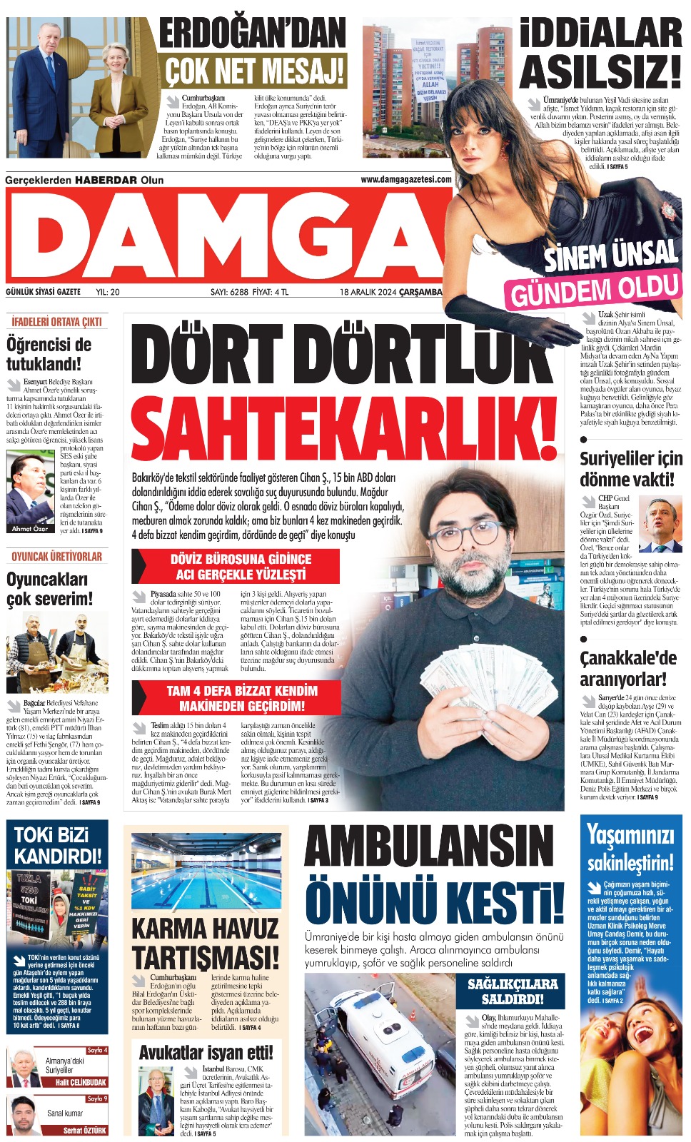 https://www.damgagazetesi.com/DAMGA 18 Aralık 2024 Çarşamba Sayfaları