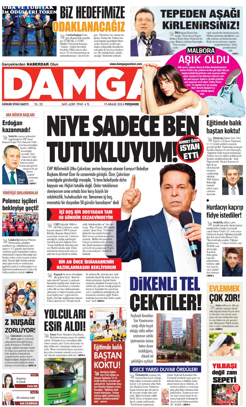 https://www.damgagazetesi.com/DAMGA 19 Aralık 2024 Perşembe Sayfaları