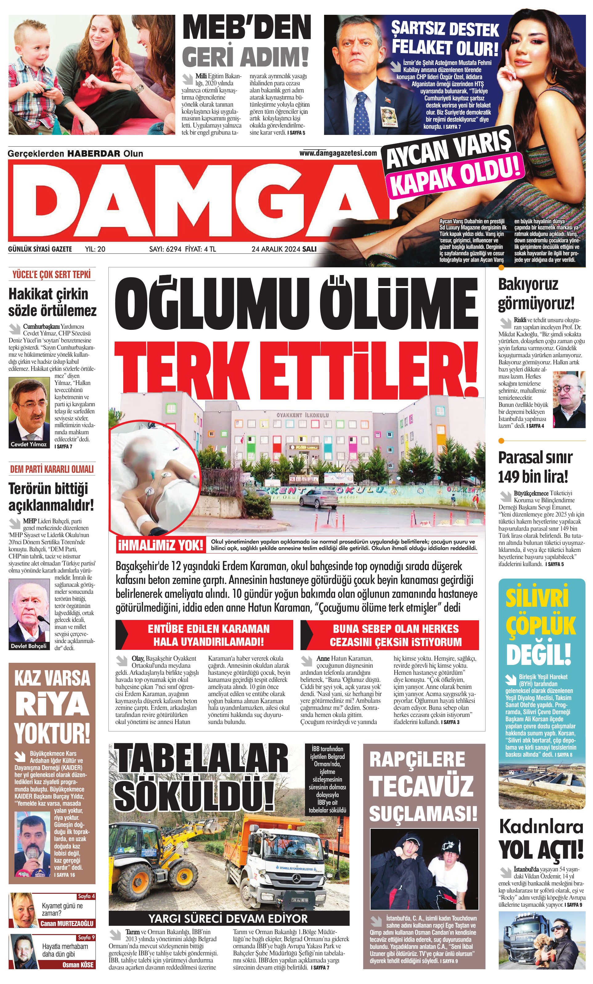 https://www.damgagazetesi.com/DAMGA 24 Aralık 2024 Salı Sayfaları