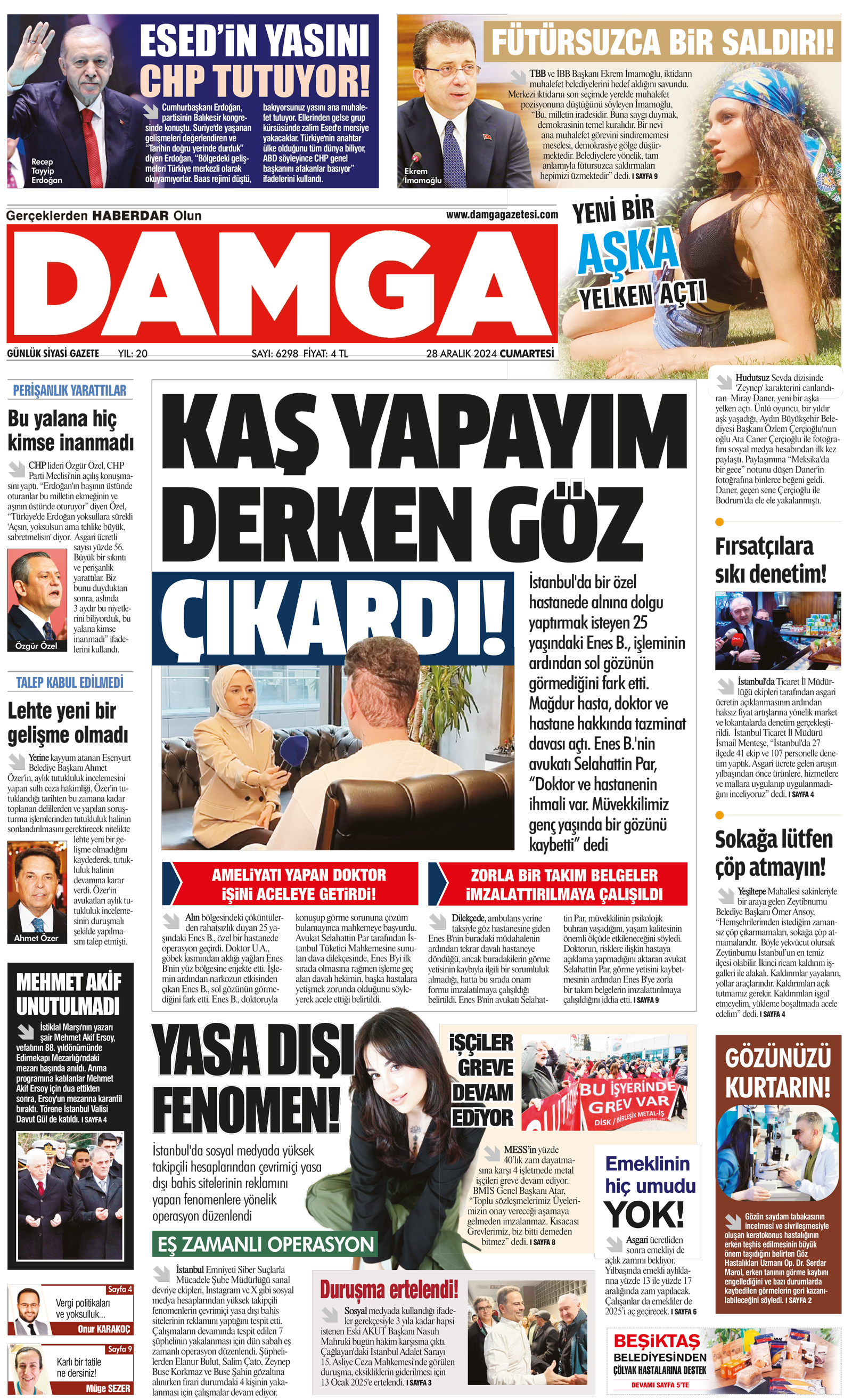 https://www.damgagazetesi.com/DAMGA 28 Aralık 2024 Cumartesi Sayfaları