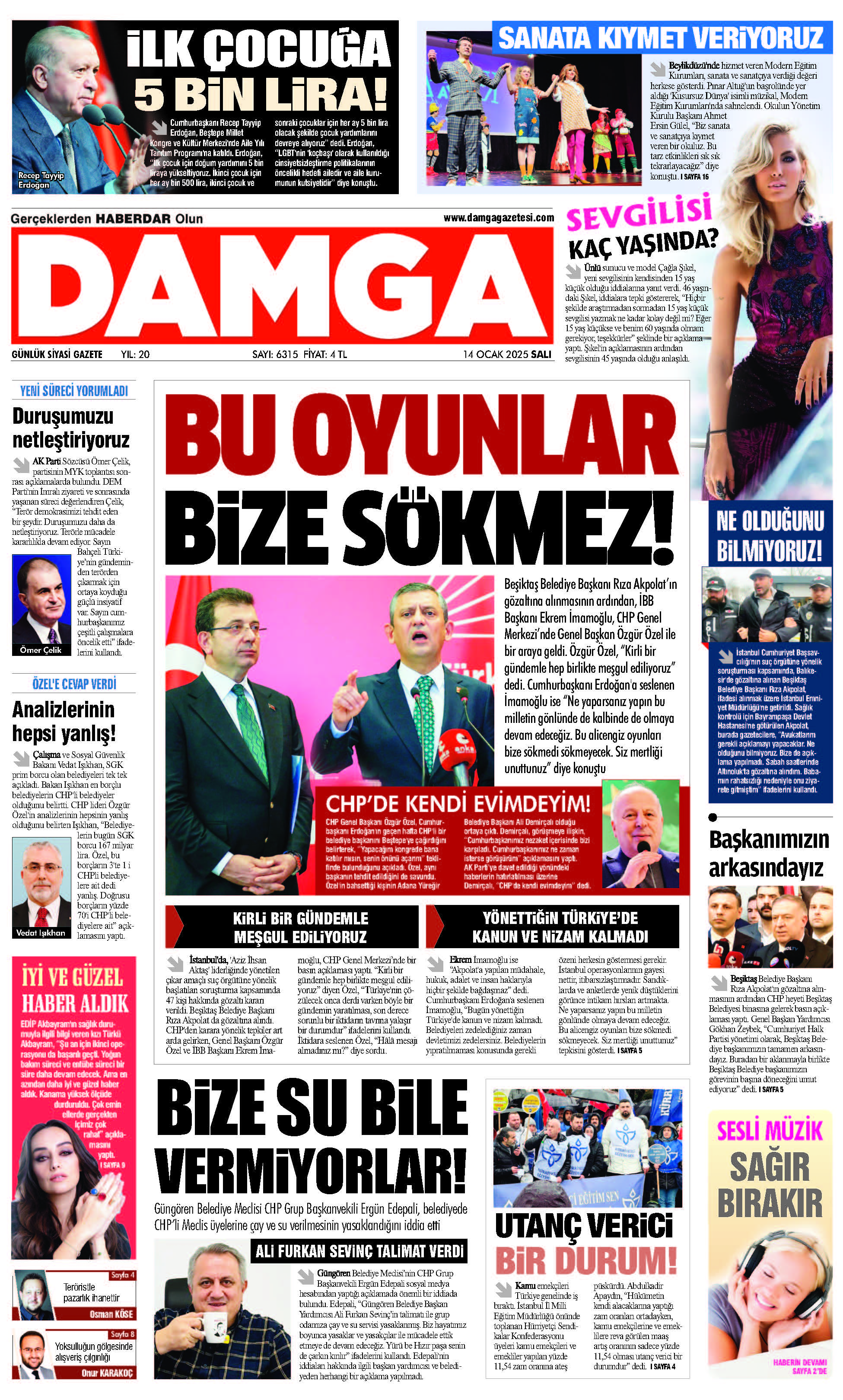 https://www.damgagazetesi.com/DAMGA 14 Ocak 2025 Salı Sayfaları